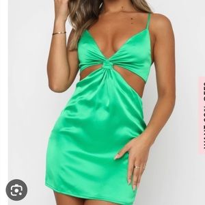 WHITE FOX BOUTIQUE | Let’s Runaway Mini Dress | Green | NEW
